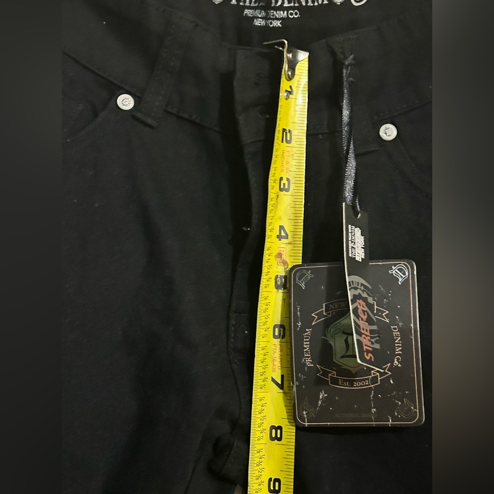 The D Denim Black Straight leg stretchy soft cotton denim jeans women’s size 3 - Picture 6 of 9